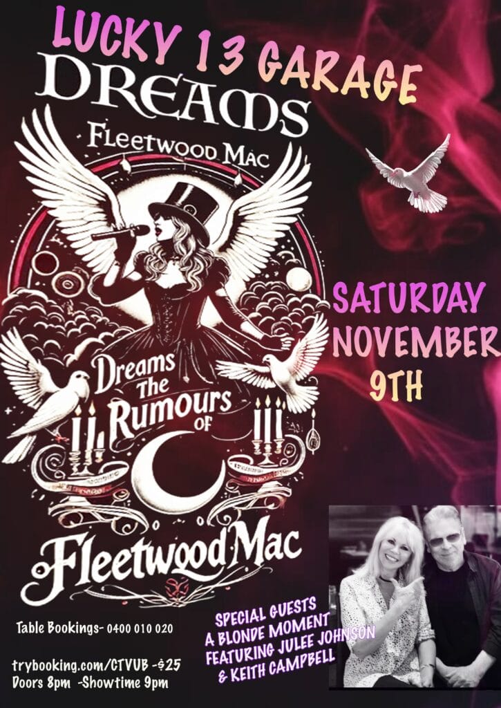 Dreams The Rumours of Fleetwood Mac at Lucky 13 Garage November 2024