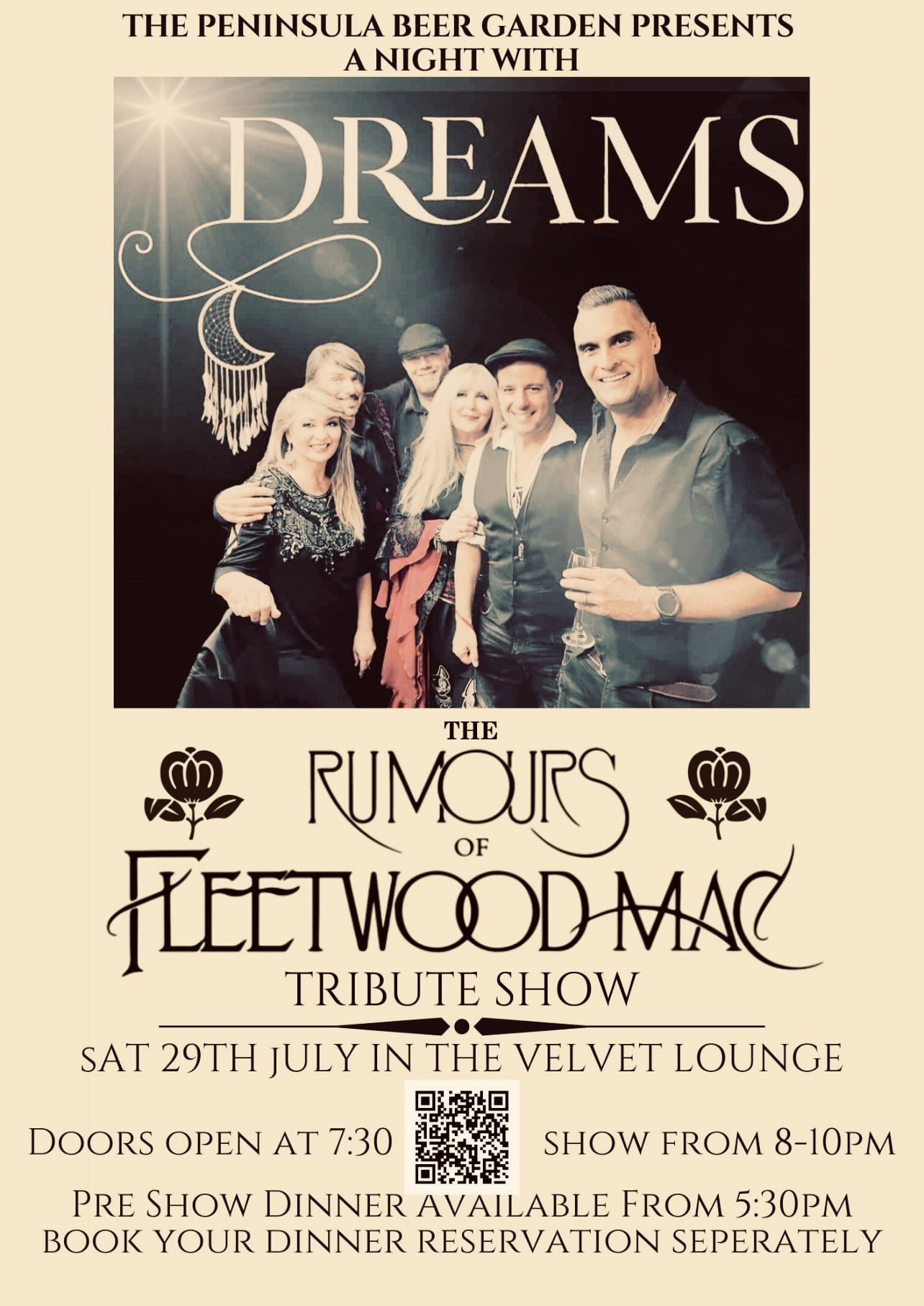 Dreams the Rumours of Fleetwood Mac Boneo - Mornington Peninsula